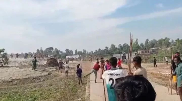 লাখাইয়ে বিল দখল নিয়ে দু’পক্ষের সংঘর্ষ, আহত ৩০